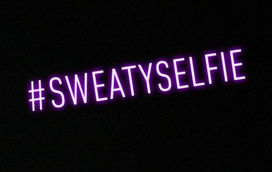#SweatySelfie